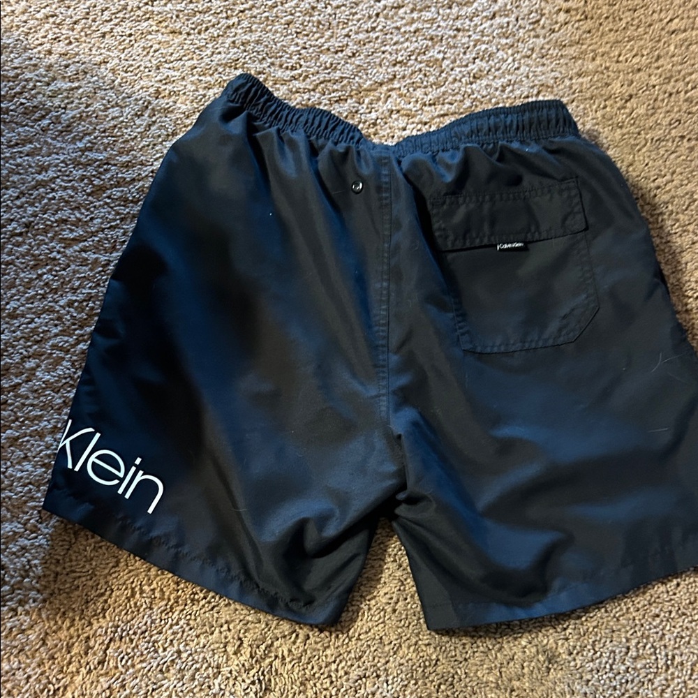 Calvin Klein Men's black Swim Trunks - Picture 3 of 3